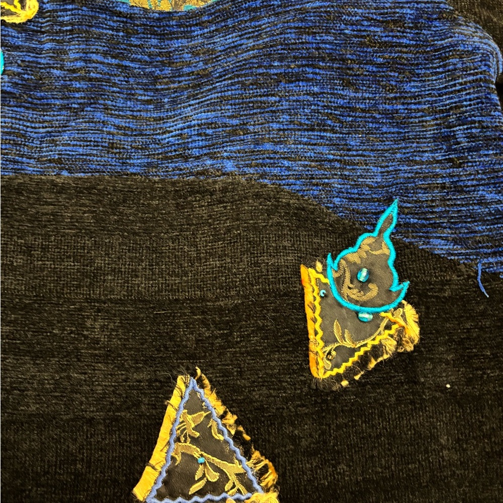 Bloomchic Multicolor Patchwork Utility Jacket - image 4